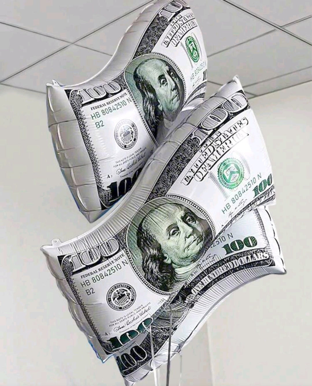 1 Large Size Reusable Dollar Bill Money Print Balloons, For Birthday Decorations, Dollar Bill Party Balloons, Money Theme Birthday, Baby Shower, Graduation, FUN Money Theme Party, Birthday Gift For Dad,