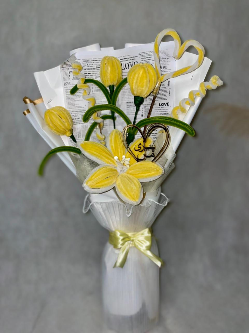 Mothers Day Special Lemon Bloom Bouquet