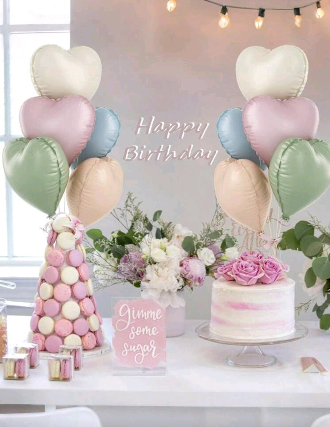 5 pcs Colorful Heart-Shaped Foil Balloons, 18" Rainbow Helium Balloons, Suitable For Birthday, Valentine's Day, Wedding, Bridal Shower, Party Decoration.