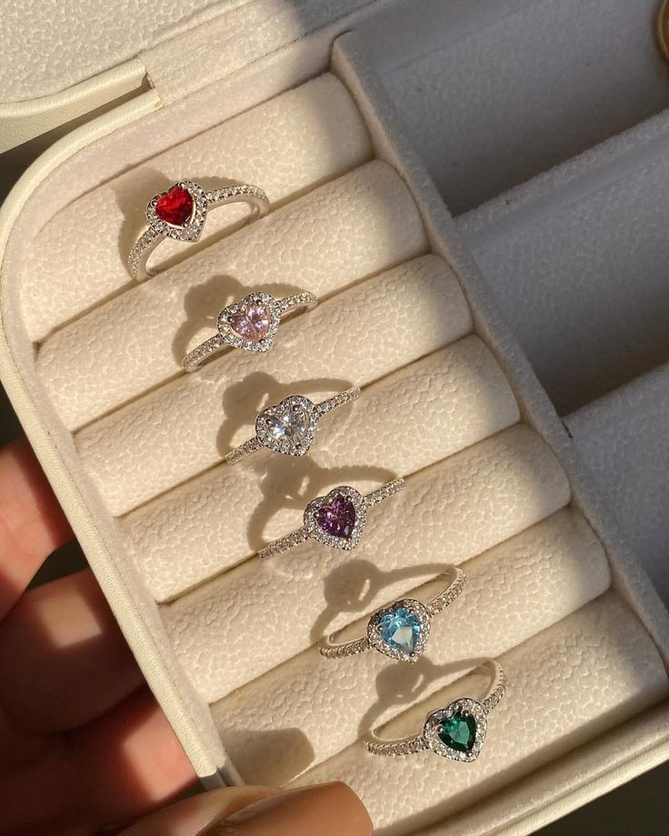 Purple Danity Rhinestones solitaire Premium Ring